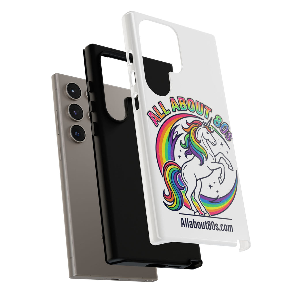 All About 80s Rainbow Unicorn Phone Case