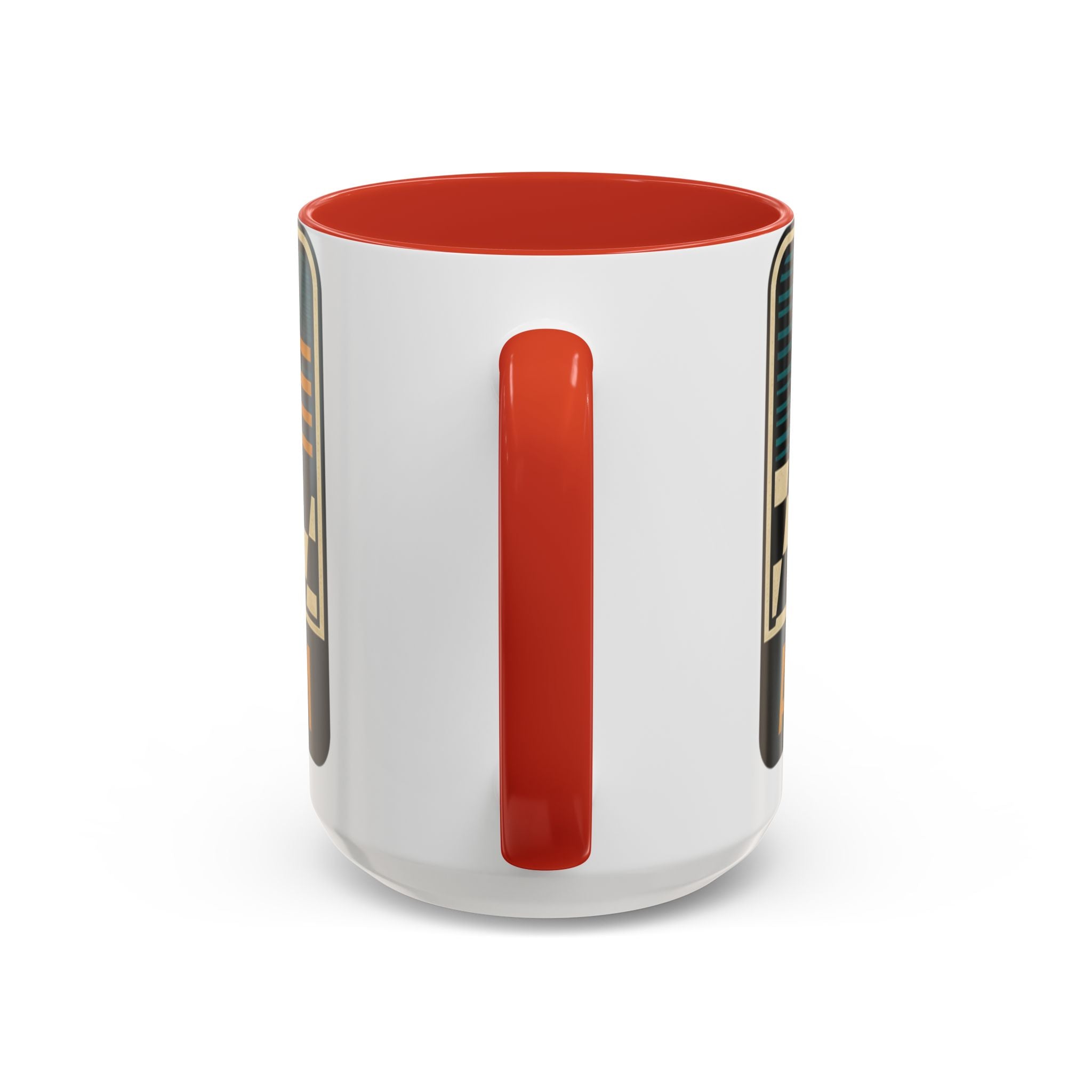 Route 66 Retro Checkerboard Coffee Mug — Vintage Road Trip 11/15oz Accent Mug