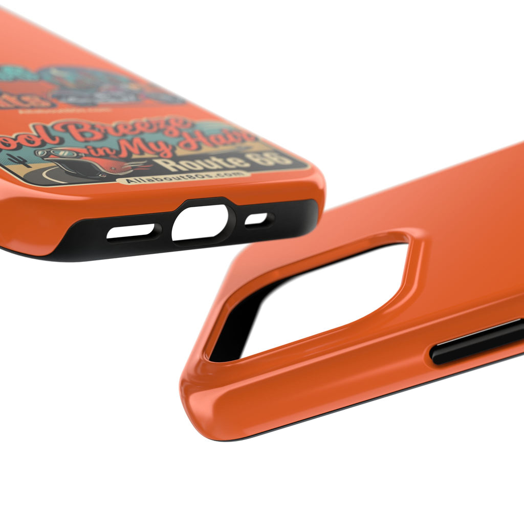 Route 66 'Cool Breeze in My Hair' Tough Phone Case