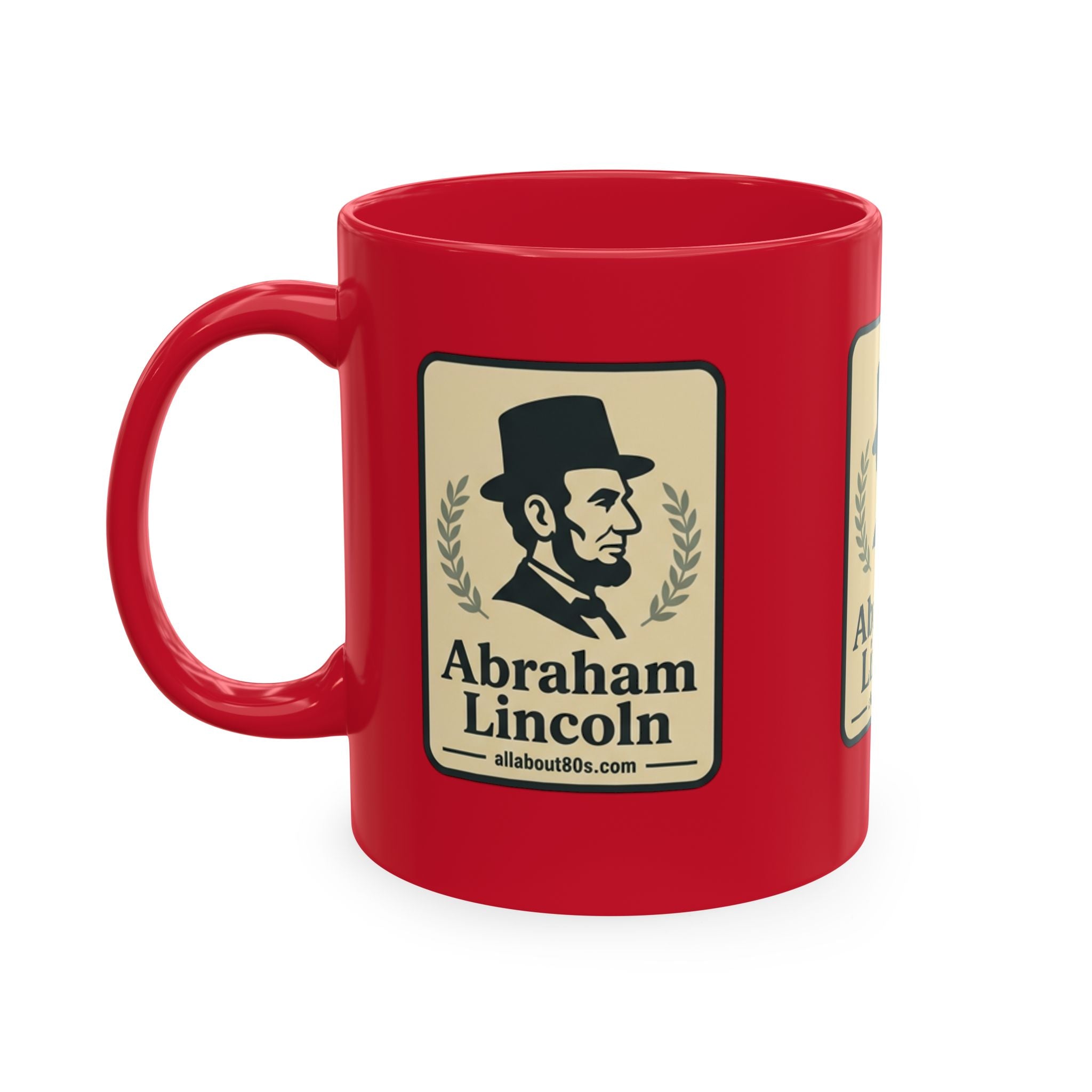 Abraham Lincoln Ceramic Mug – Vintage Portrait Political History Coffee Cup