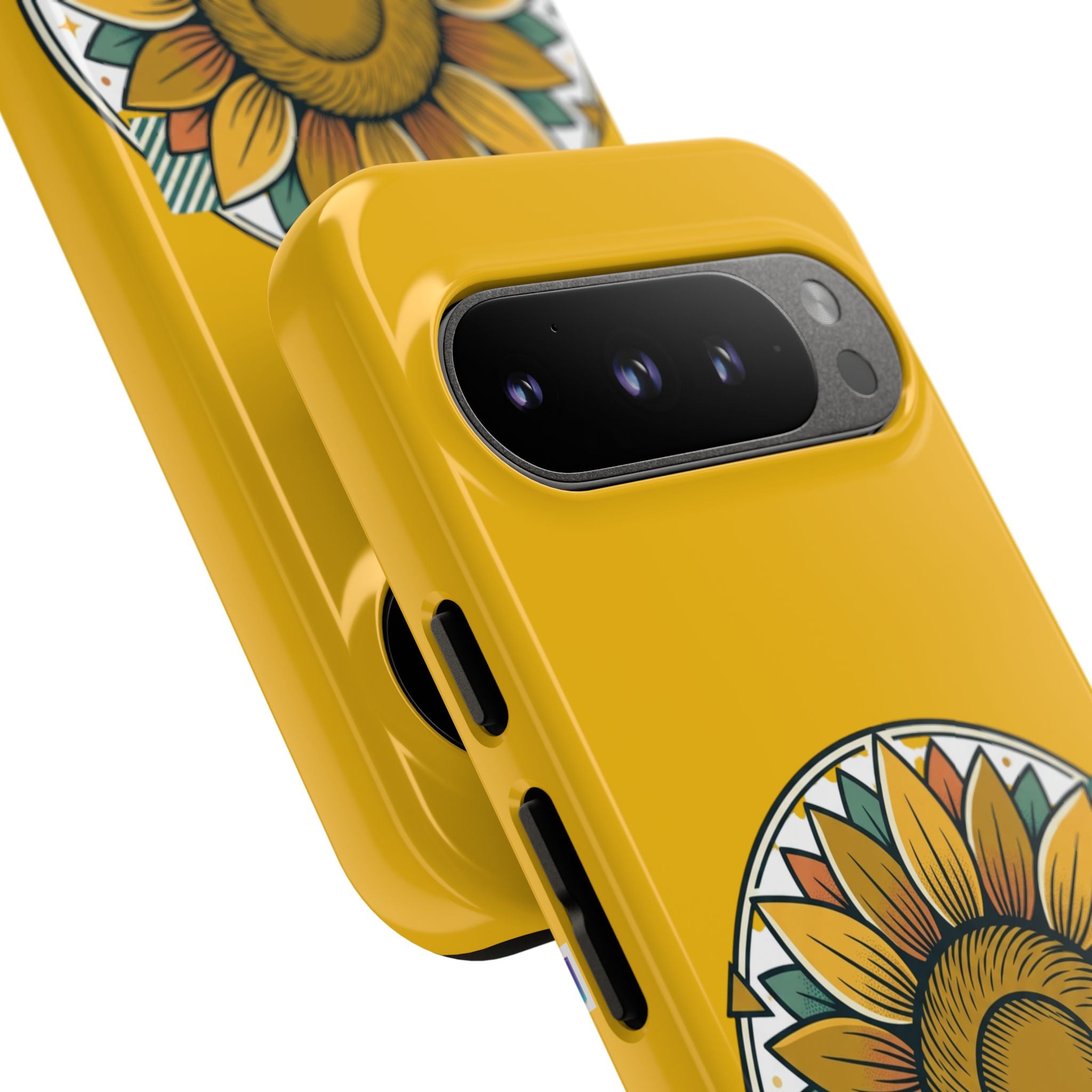 Sunflower Logo Phone Case — AllAbout80s.com Yellow Protective Cover