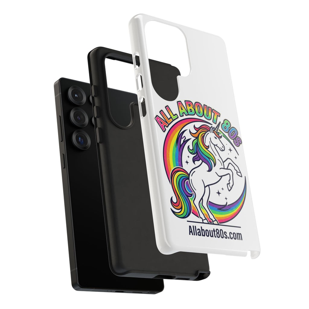 All About 80s Rainbow Unicorn Phone Case