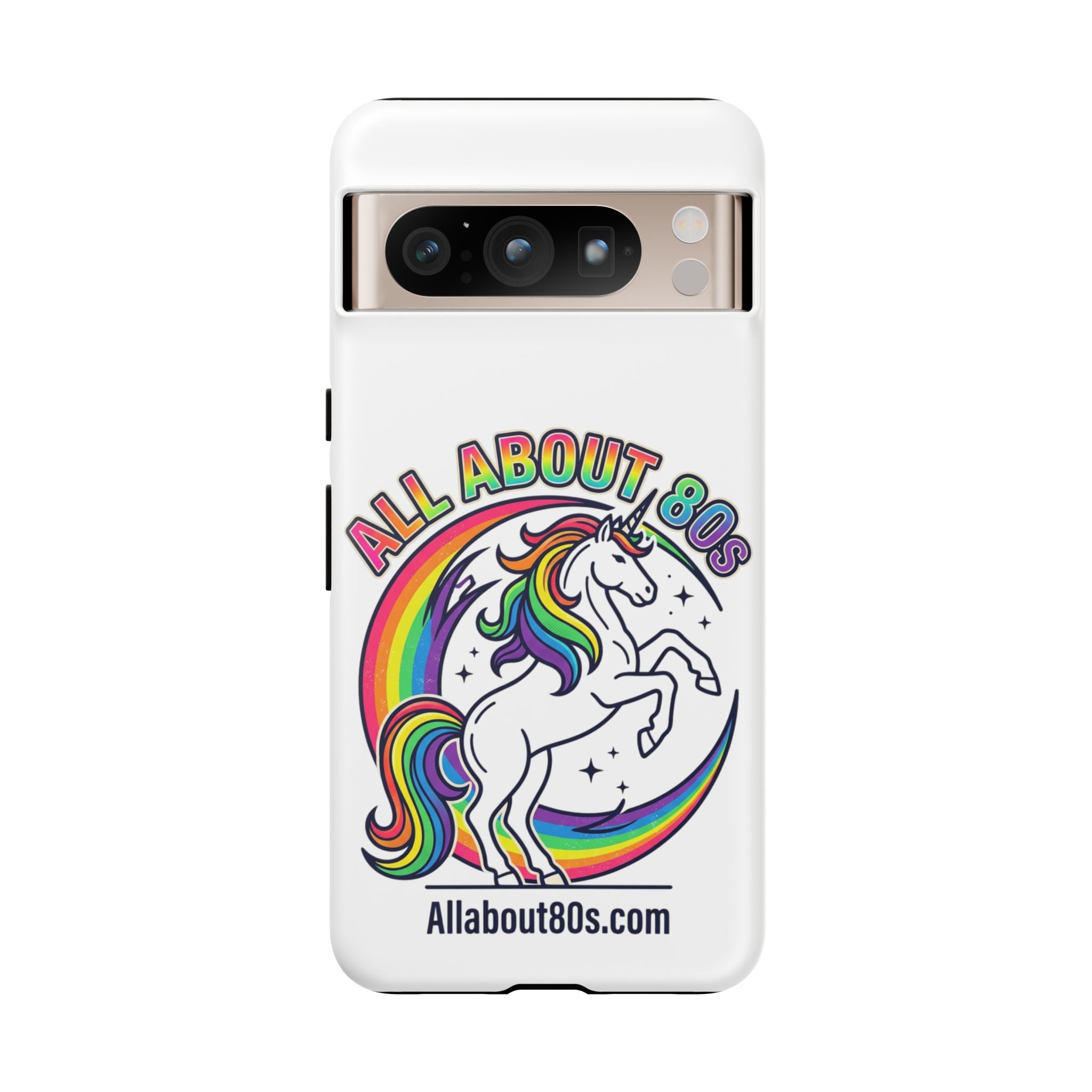 All About 80s Rainbow Unicorn Phone Case