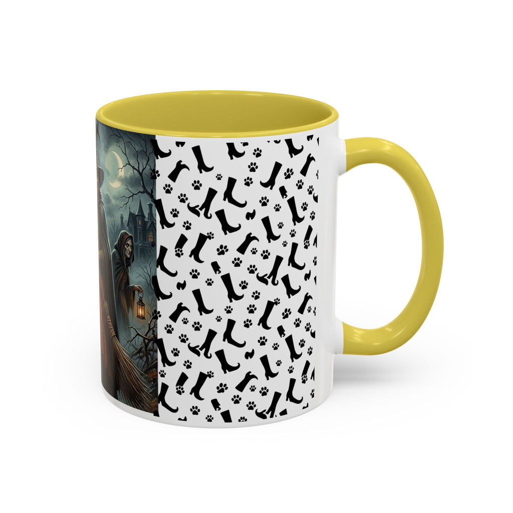 Witches Night Ceramic Mug — Spooky Witch Coven Halloween Coffee Cup (11oz/15oz)