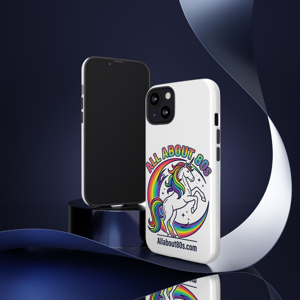 All About 80s Rainbow Unicorn Phone Case