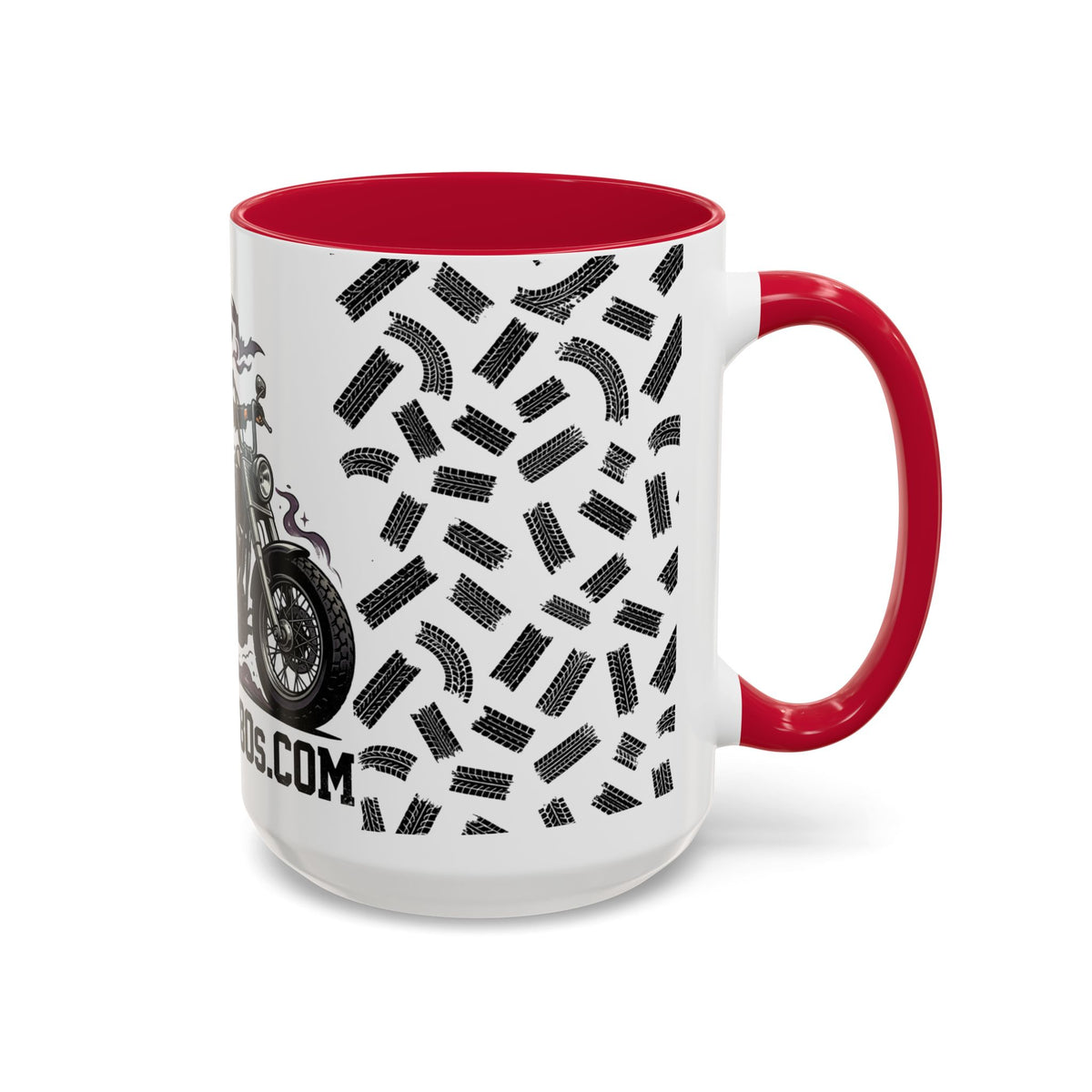 Witch Biker Mug – Motorcycle Witch Coffee Cup (11oz/15oz)