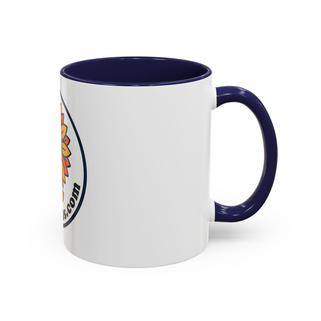 AllAbout80s Sunflower Accent Coffee Mug (11/15oz)