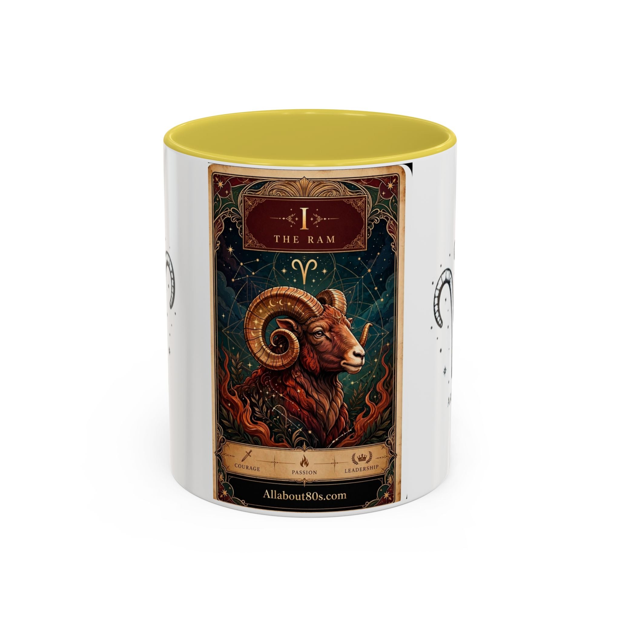 Aries Zodiac Ram Mug — Astrological Coffee Cup (11oz & 15oz)