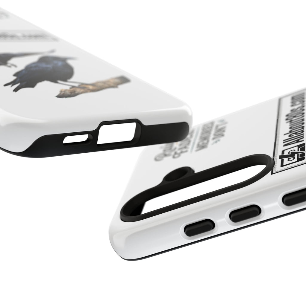 Raven Flight Phone Case — Protective iPhone Case with Black Crow Design