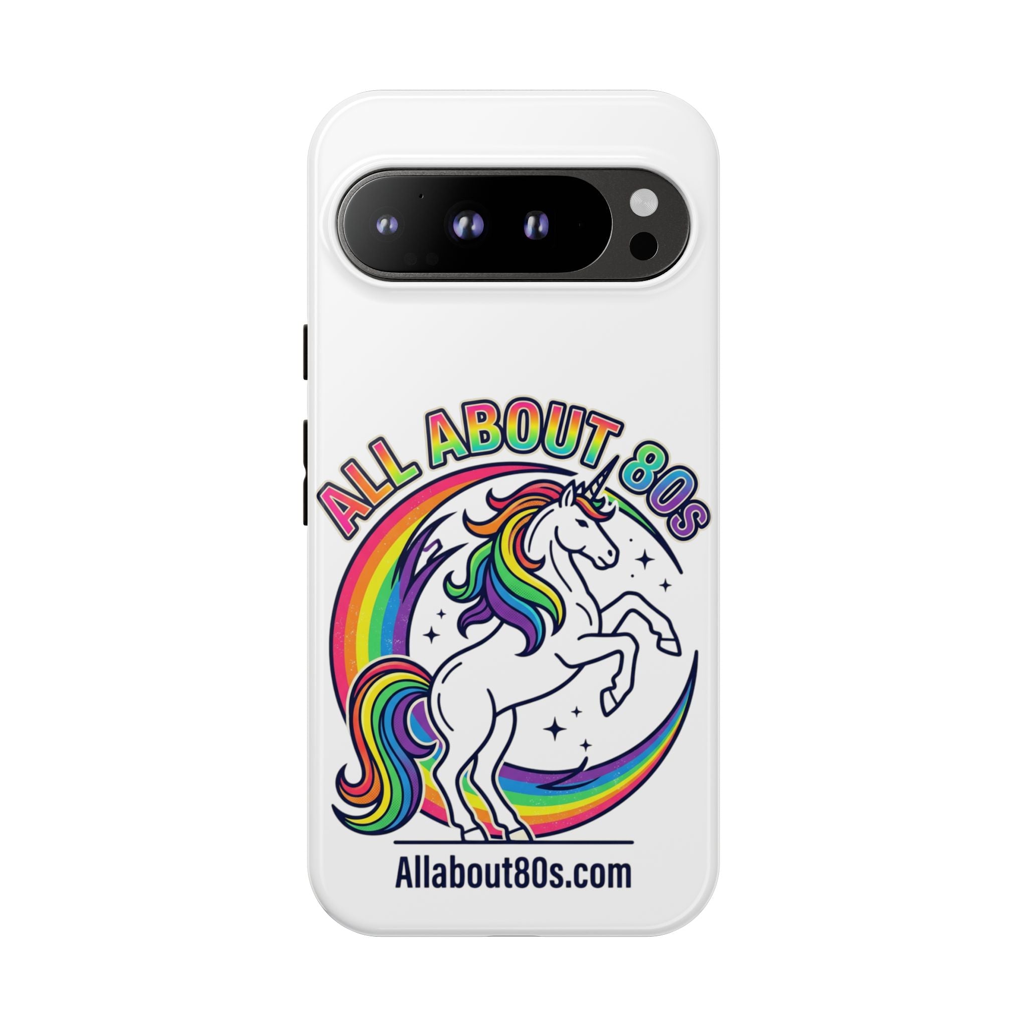 All About 80s Rainbow Unicorn Phone Case