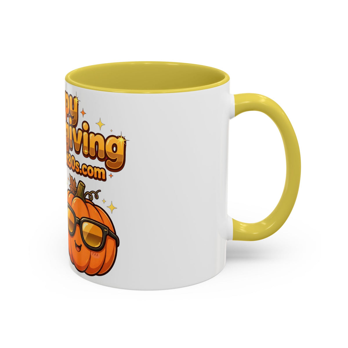 Happy Thanksgiving Pumpkin & Scarecrow Mug – Festive Fall Coffee Cup (11oz, 15oz)