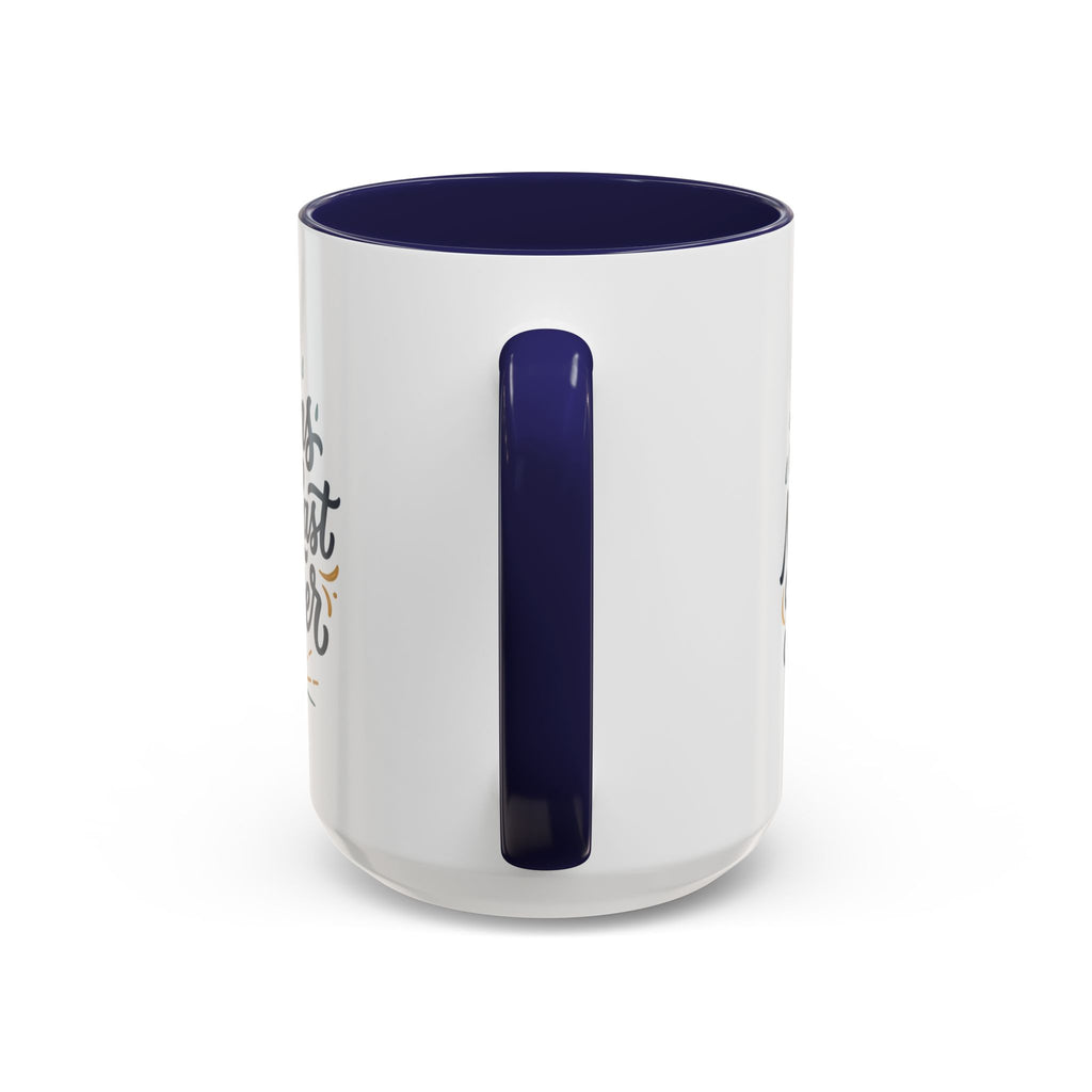 Accent Coffee Mug — 'Storms Never Last Forever' Inspirational Ceramic Coffee Cup (11/15oz)