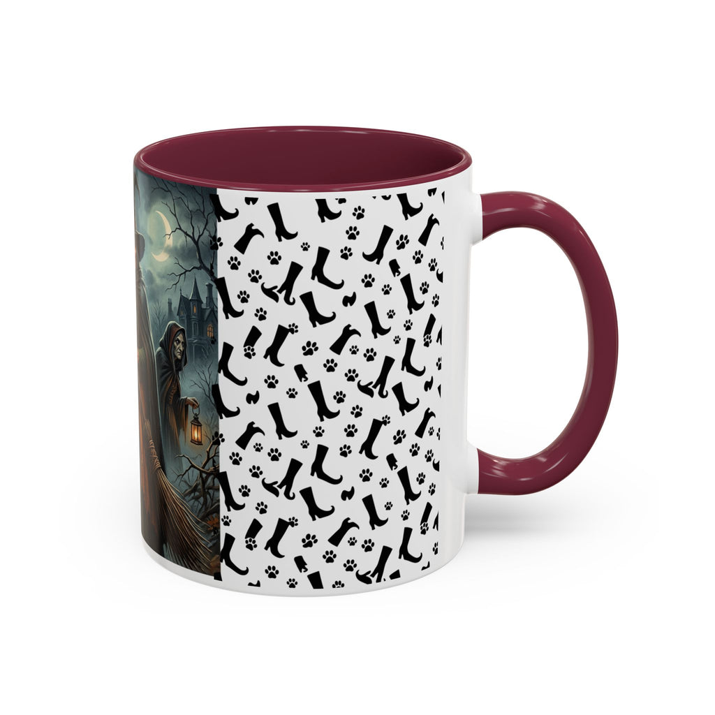 Witches Night Ceramic Mug — Spooky Witch Coven Halloween Coffee Cup (11oz/15oz)