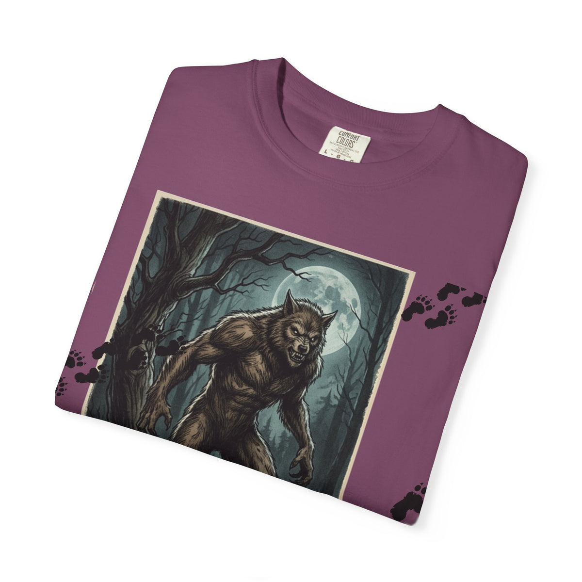 Werewolf Graphic T-Shirt — AllAbout80s.com Retro Horror Tee