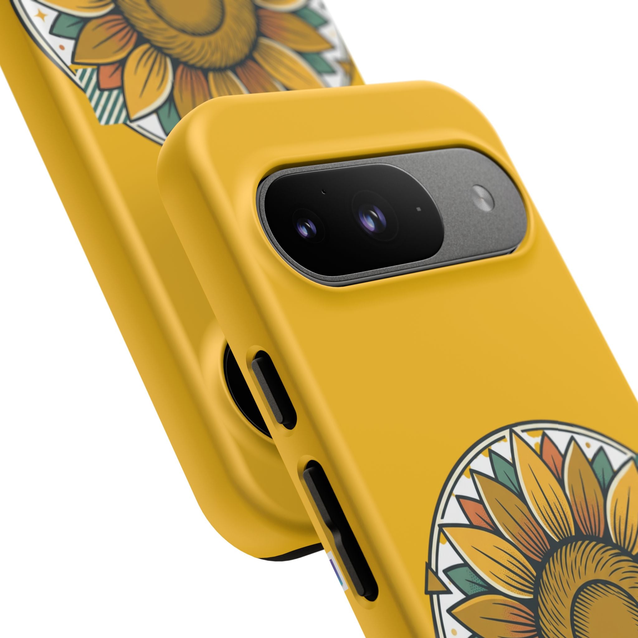 Sunflower Logo Phone Case — AllAbout80s.com Yellow Protective Cover