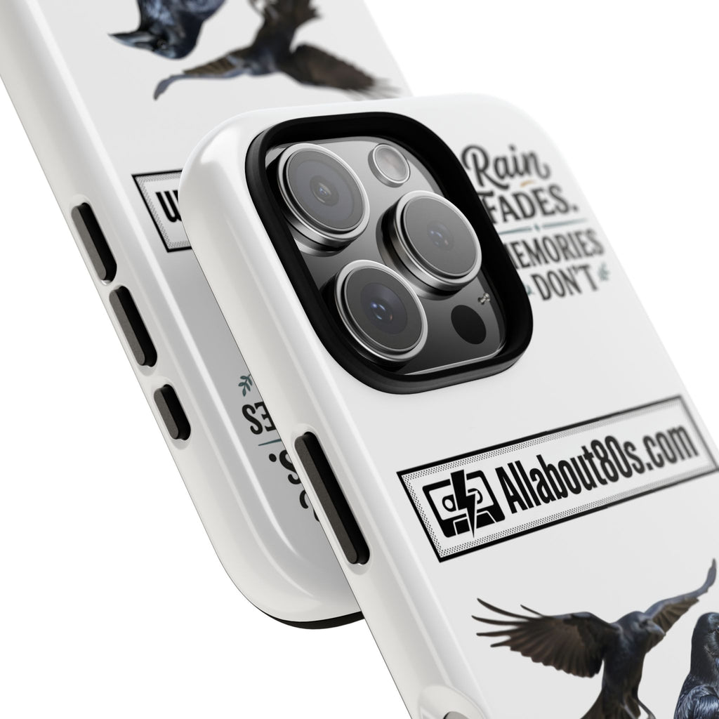 Raven Flight Phone Case — Protective iPhone Case with Black Crow Design