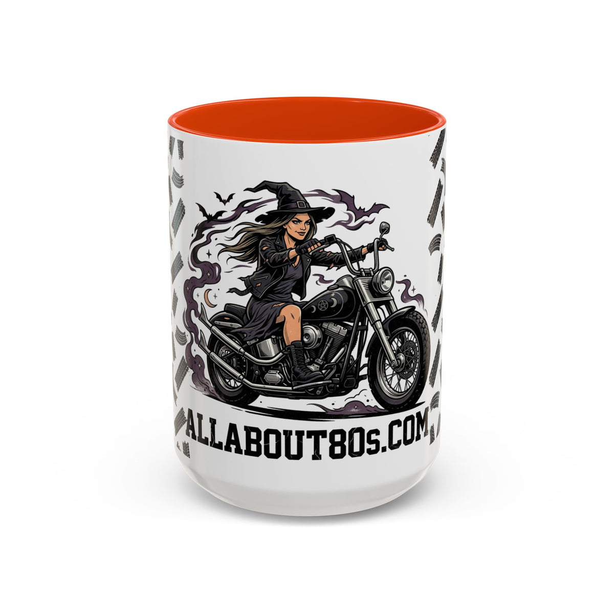 Witch Biker Mug – Motorcycle Witch Coffee Cup (11oz/15oz)