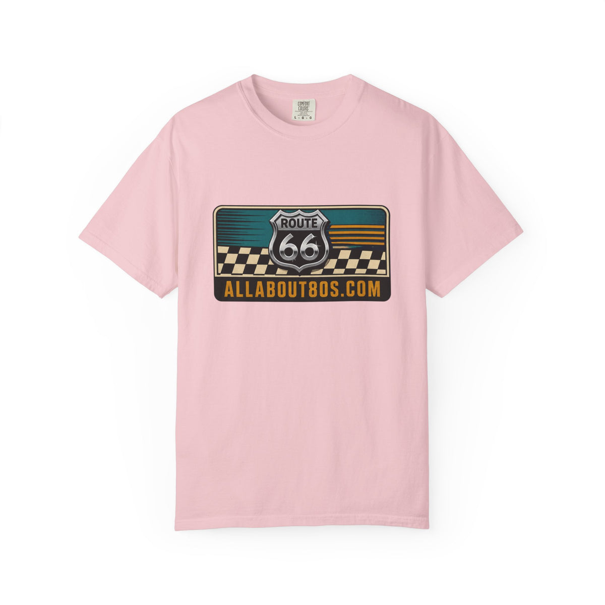Route 66 Vintage Logo T-Shirt — AllAbout80s.com Graphic Tee