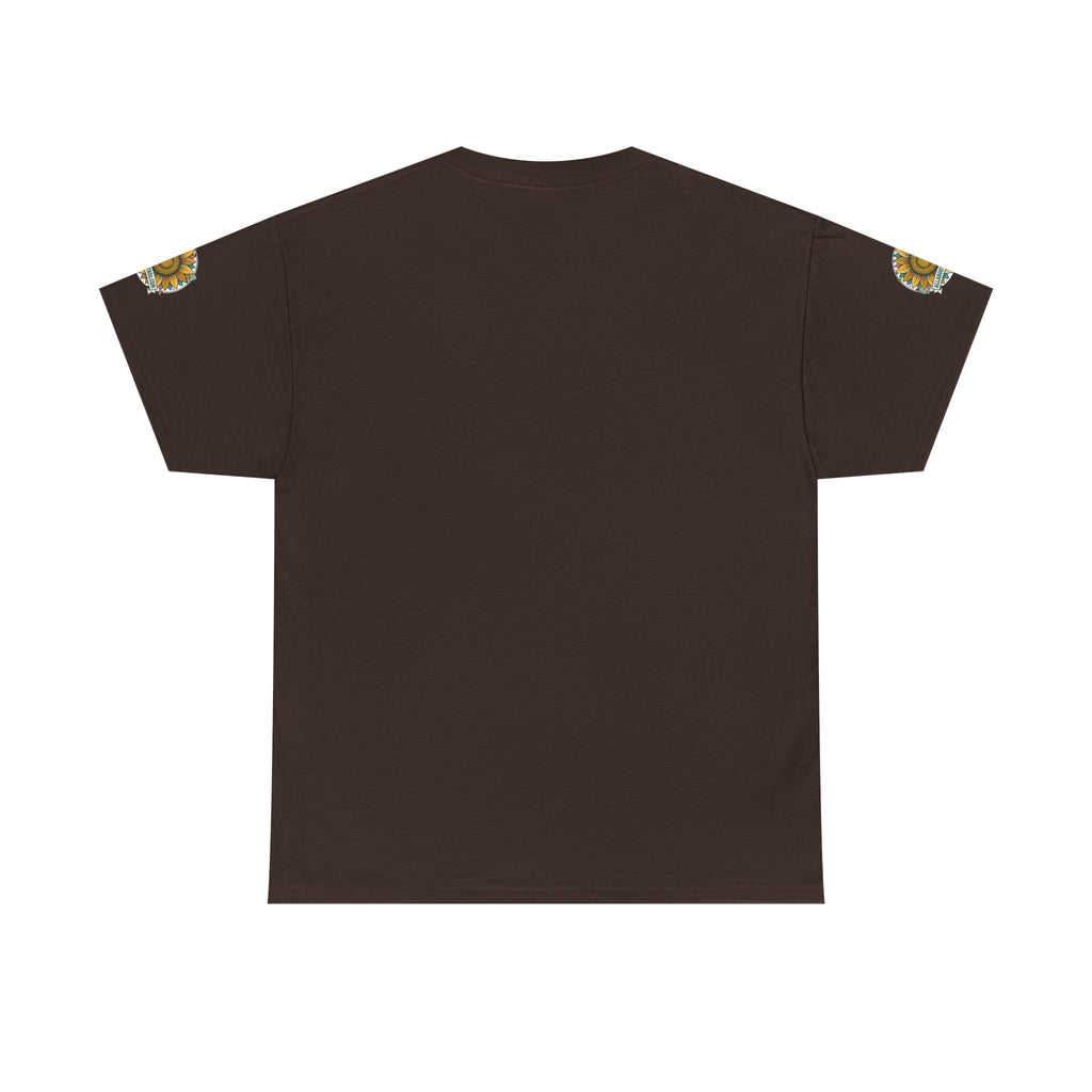 Sunflower Logo T-Shirt — AllAbout80s.com Vintage Floral Tee