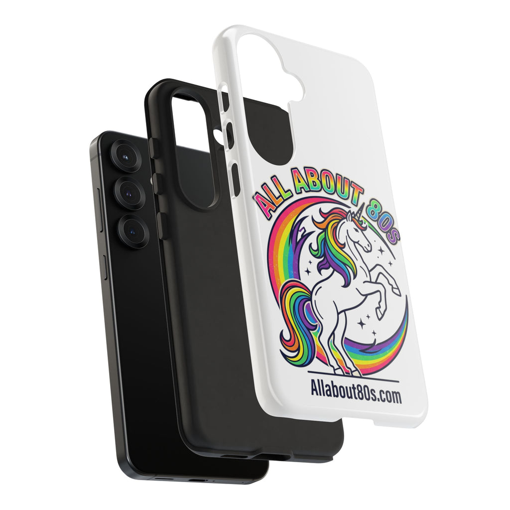 All About 80s Rainbow Unicorn Phone Case
