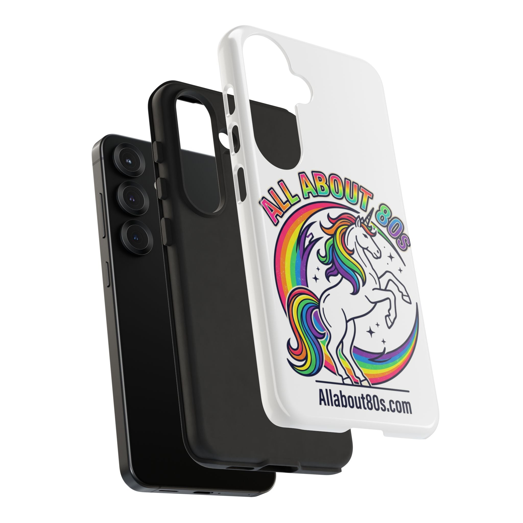 All About 80s Rainbow Unicorn Phone Case