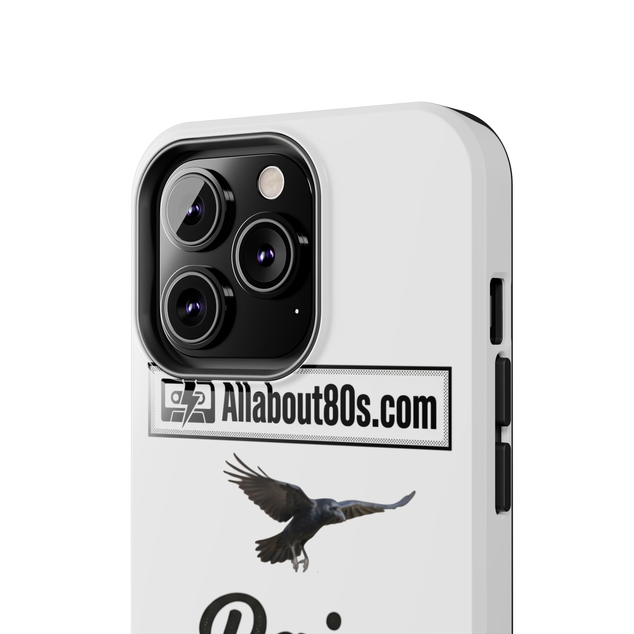 Tough Phone Case — "Rain Fades. Memories Don't" Raven Phone Cover, Protective iPhone Case