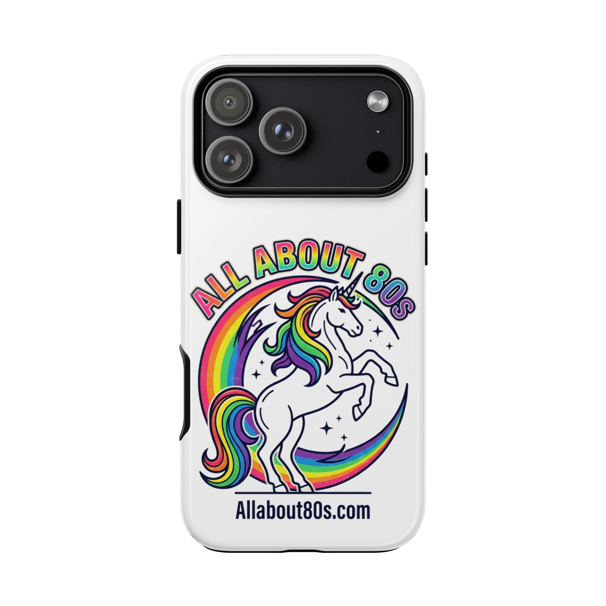 All About 80s Rainbow Unicorn Phone Case