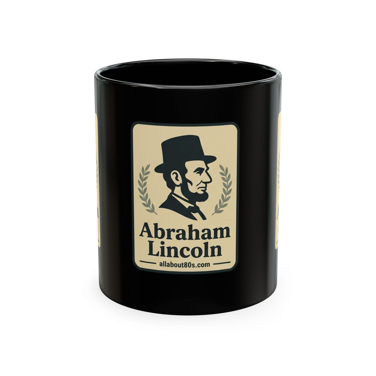 Abraham Lincoln Ceramic Mug – Vintage Portrait Political History Coffee Cup