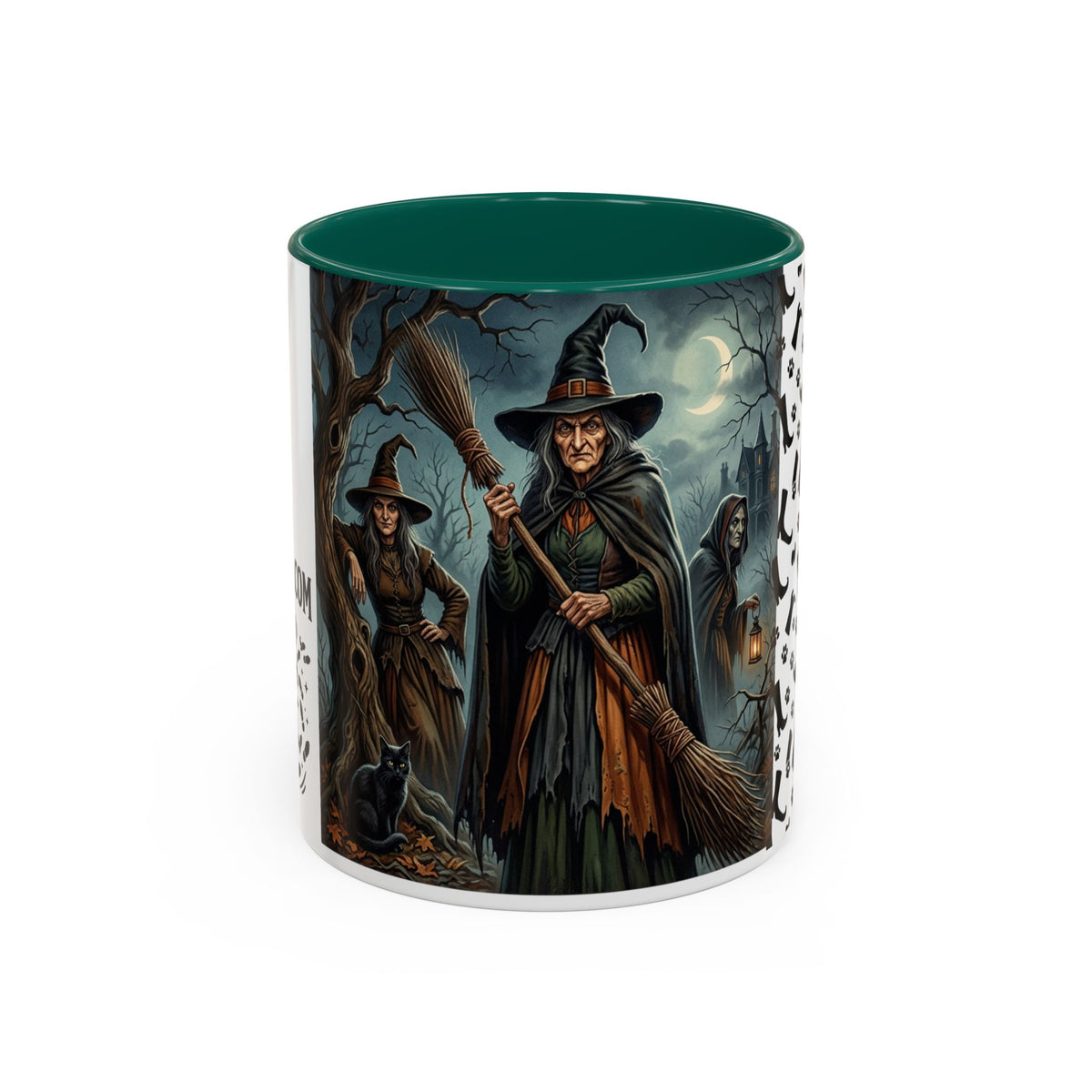 Witches Night Ceramic Mug — Spooky Witch Coven Halloween Coffee Cup (11oz/15oz)