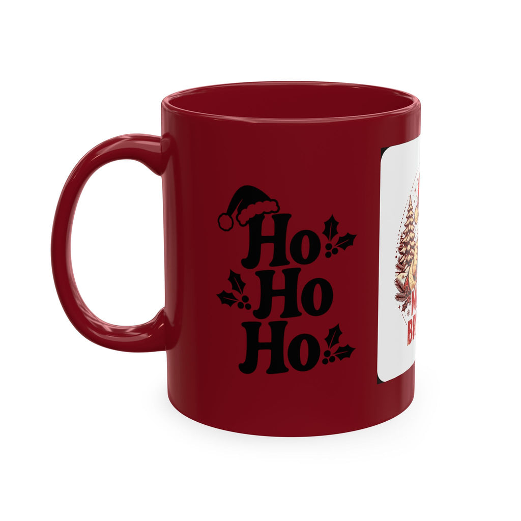 Merry & Bright AF Christmas Santa Ceramic Mug