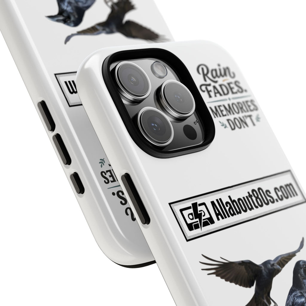 Raven Flight Phone Case — Protective iPhone Case with Black Crow Design