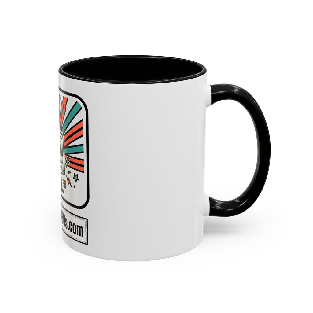 Allabout80s.com Retro Logo Accent Coffee Mug (11/15oz)