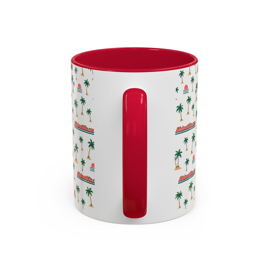 Live Your Dreams Tropical Sunset Mug