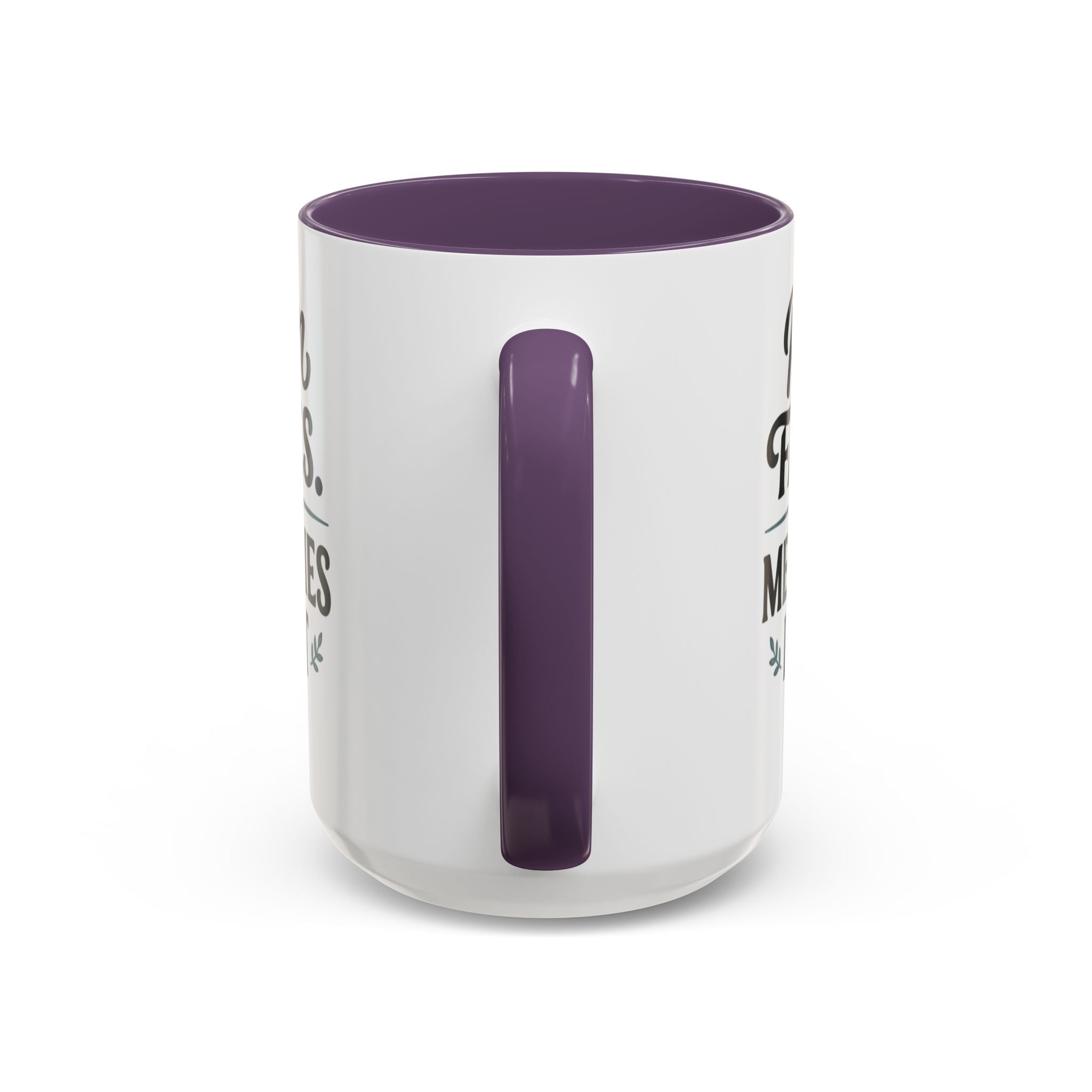 Accent Coffee Mug — "Rain Fades. Memories Don't." Inspirational Ceramic Coffee Mug