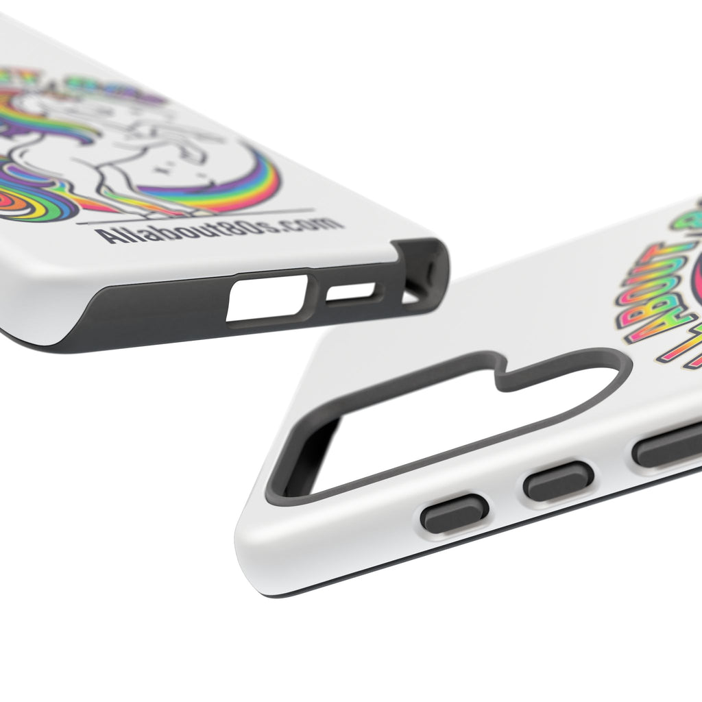 All About 80s Rainbow Unicorn Phone Case