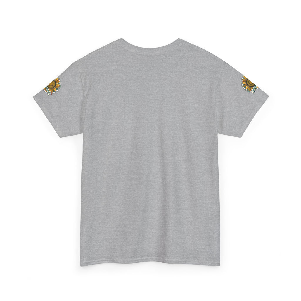 Sunflower Logo T-Shirt — AllAbout80s.com Vintage Floral Tee