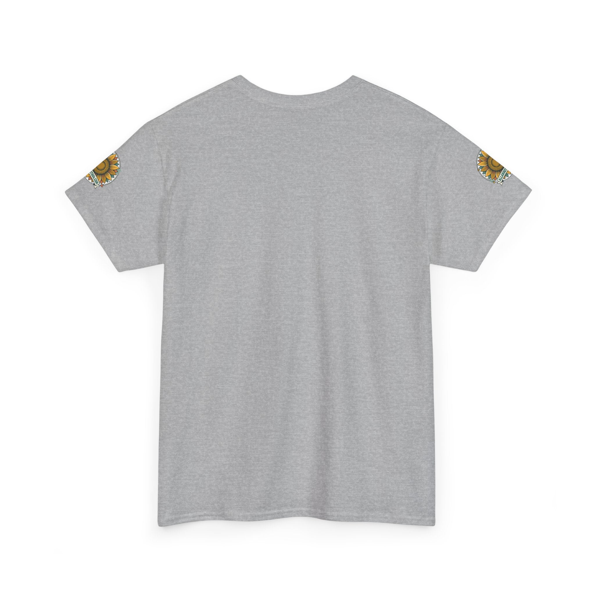 Sunflower Logo T-Shirt — AllAbout80s.com Vintage Floral Tee