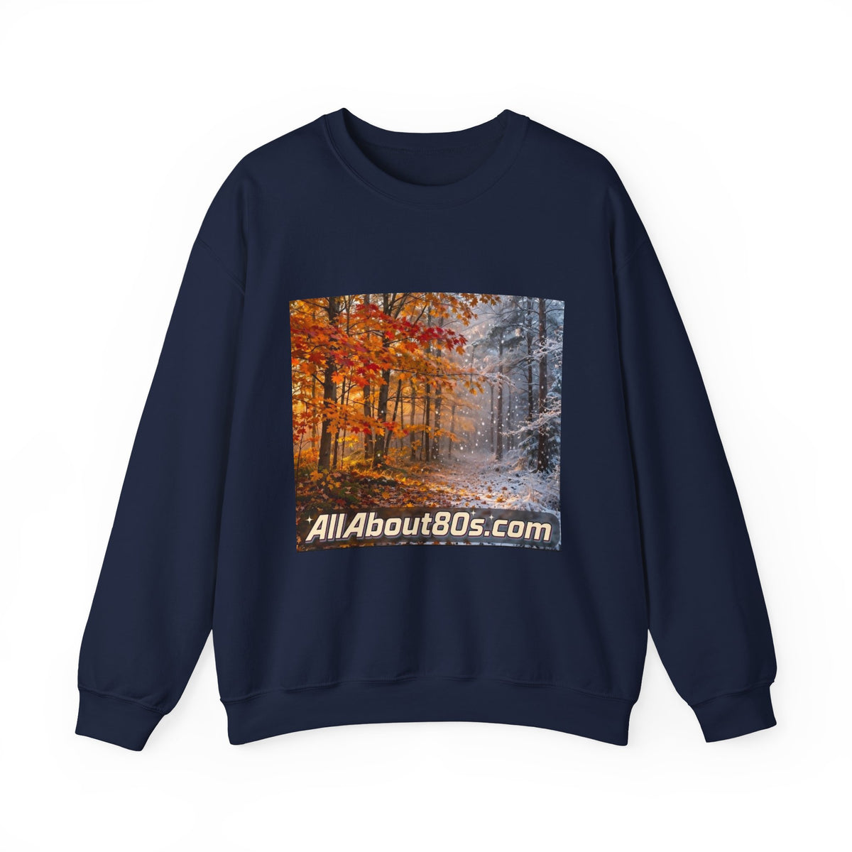 AllAbout80s Autumn Forest Crewneck Sweatshirt