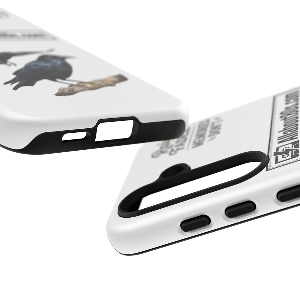 Raven Flight Phone Case — Protective iPhone Case with Black Crow Design