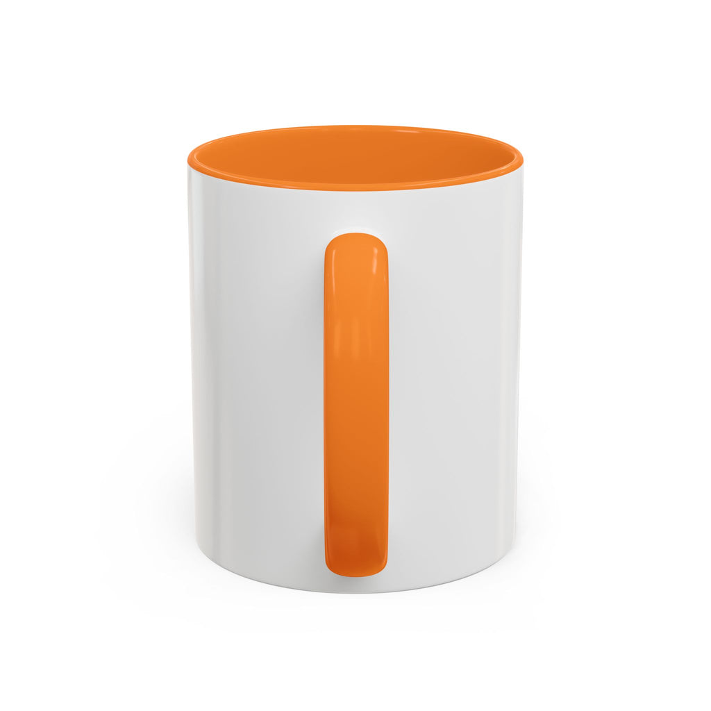 Halloween Retro Cat Mug — Neon 80s Spooky Pumpkin Coffee Cup (11oz/15oz)