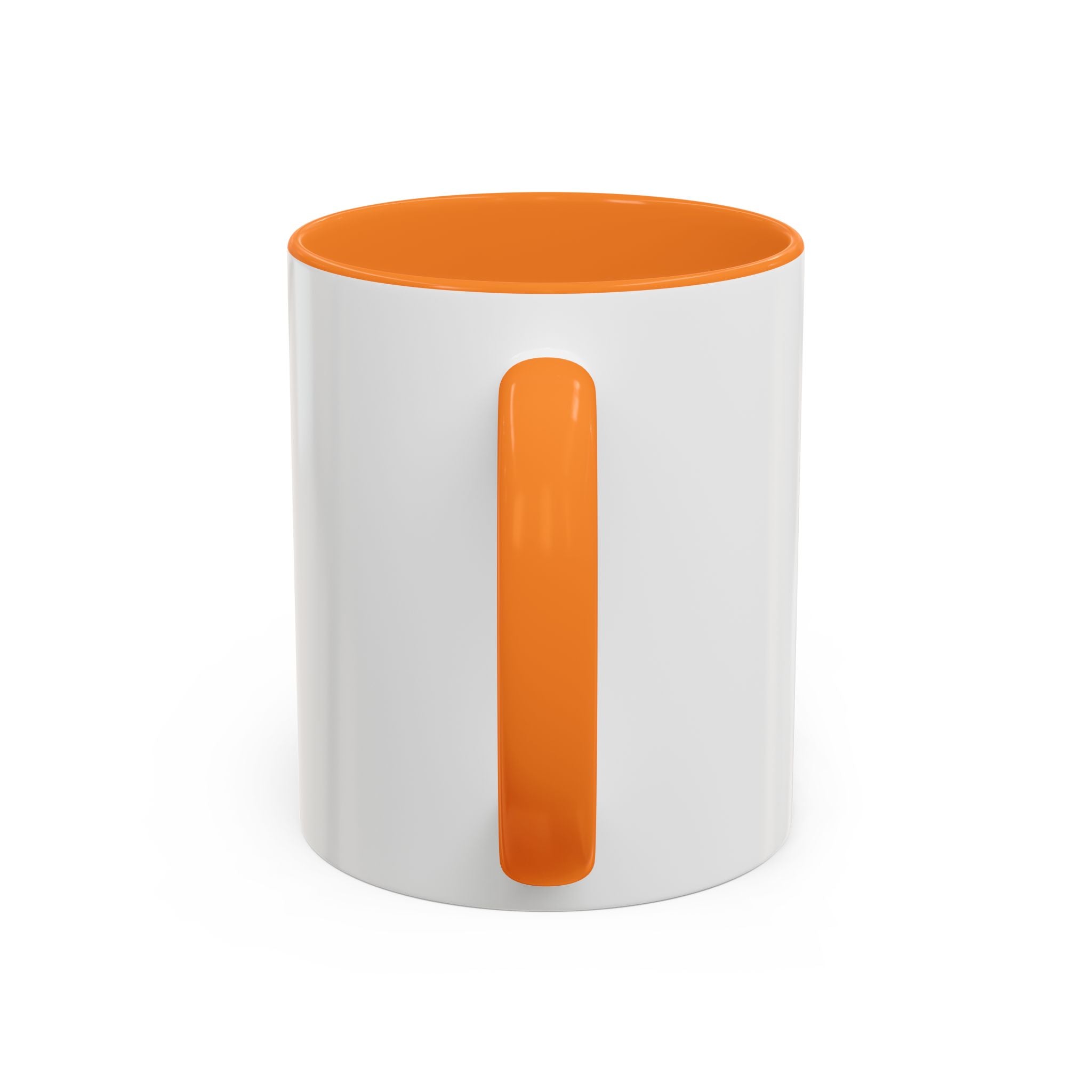 Halloween Retro Cat Mug — Neon 80s Spooky Pumpkin Coffee Cup (11oz/15oz)