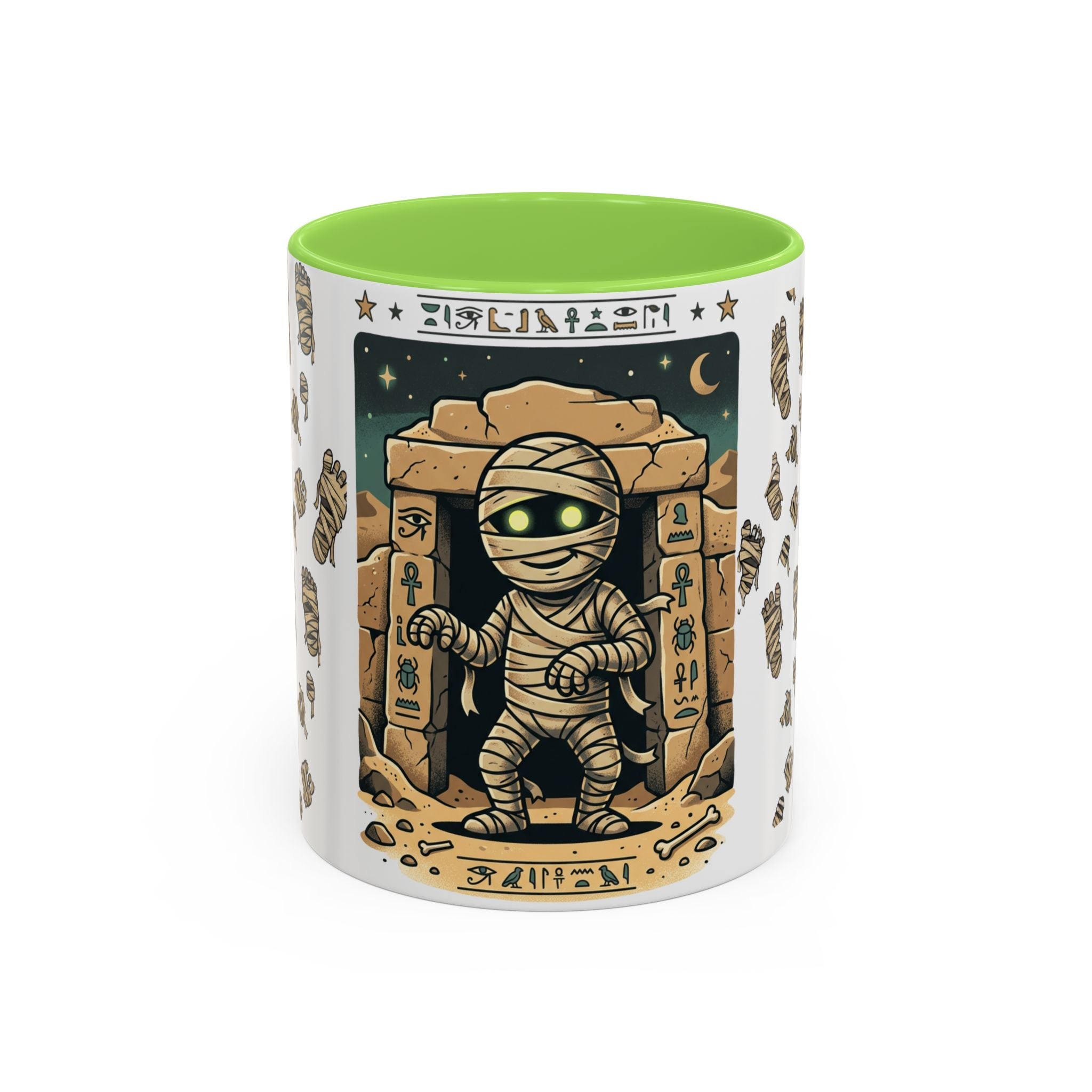 Mummy Mug – Cute Cartoon Egyptian Mummy Coffee Cup (11oz & 15oz)
