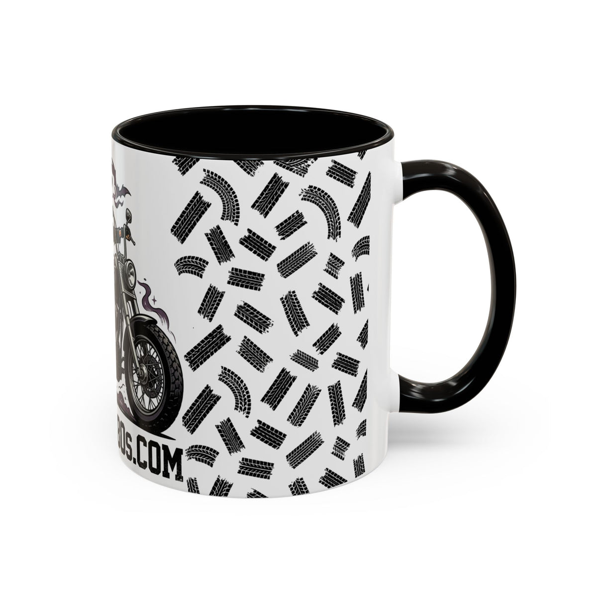 Witch Biker Mug – Motorcycle Witch Coffee Cup (11oz/15oz)