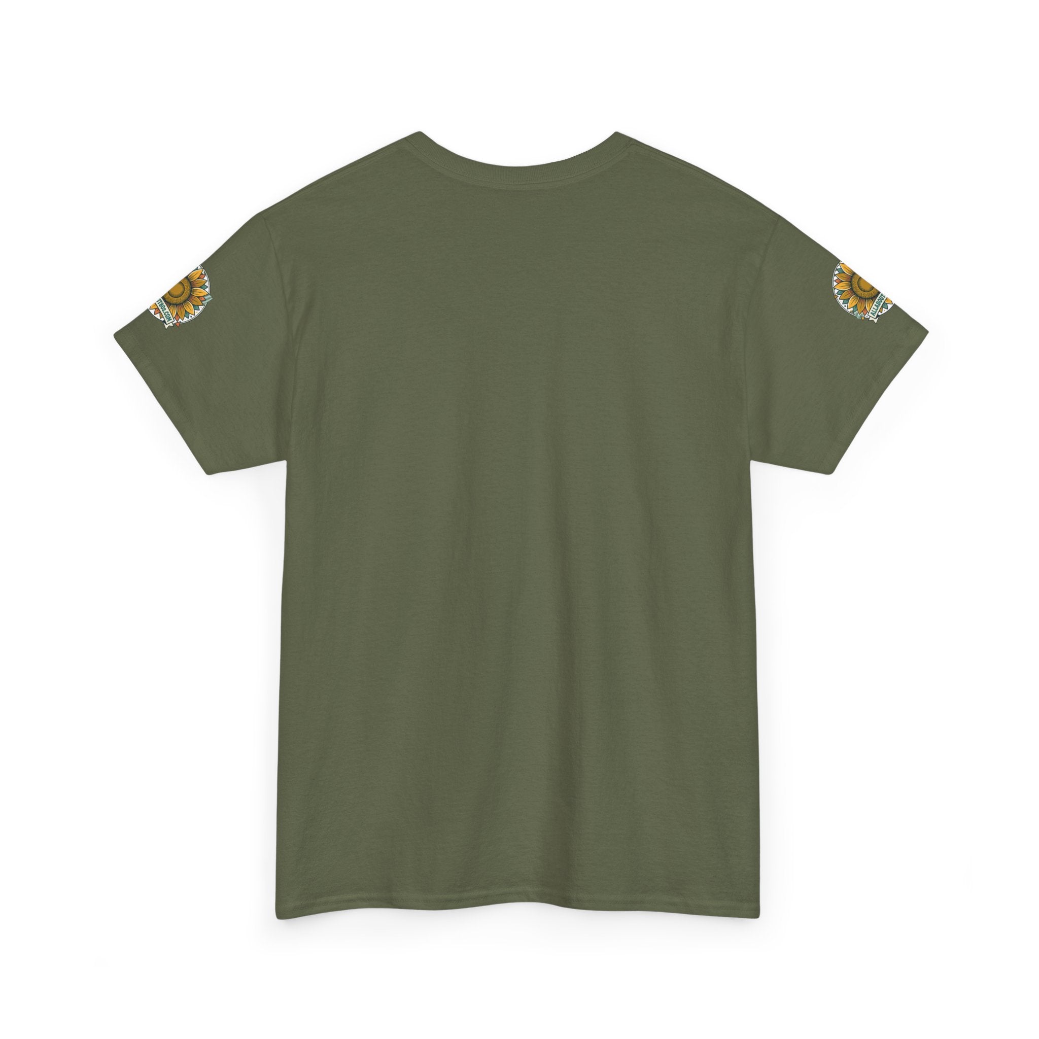 Sunflower Logo T-Shirt — AllAbout80s.com Vintage Floral Tee
