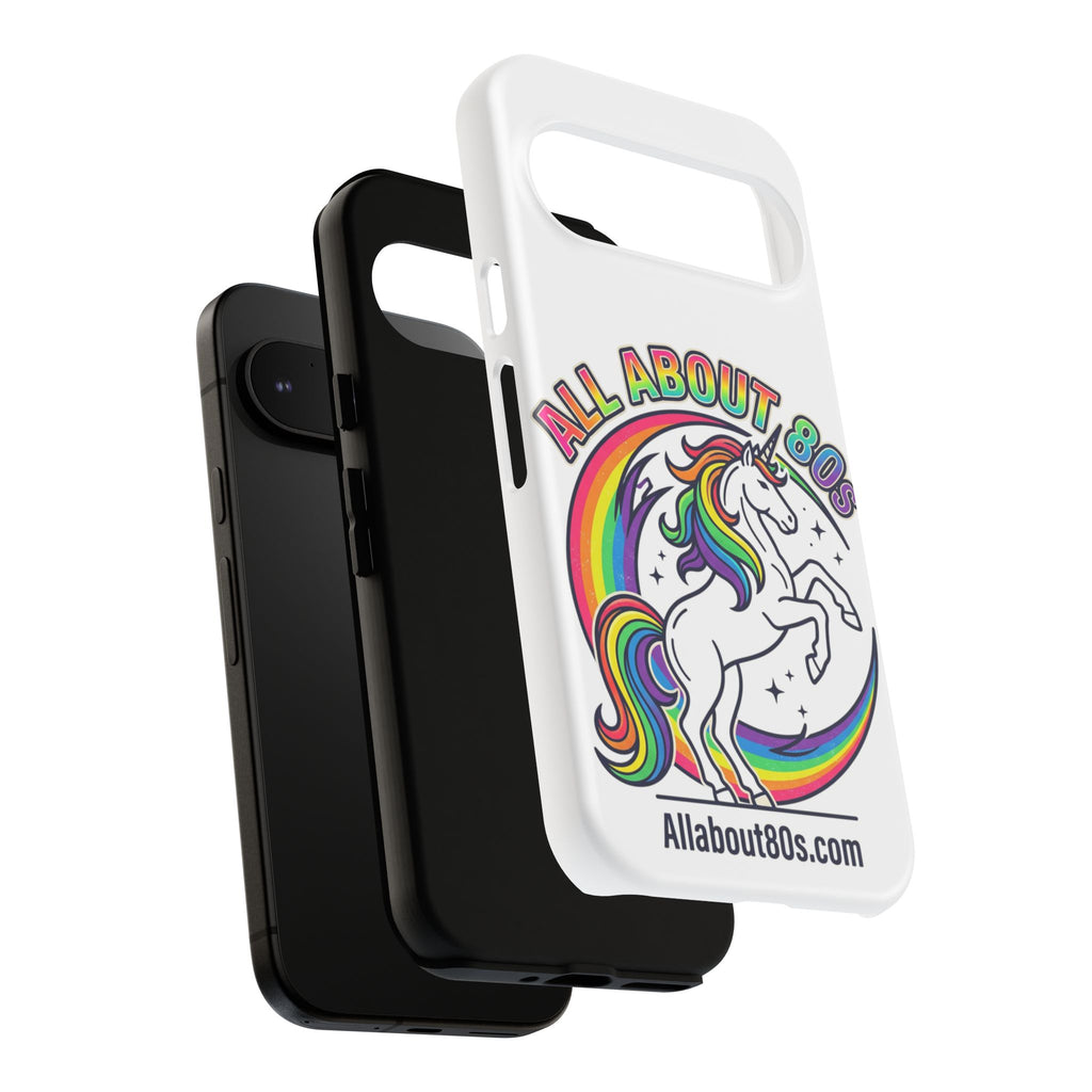 All About 80s Rainbow Unicorn Phone Case
