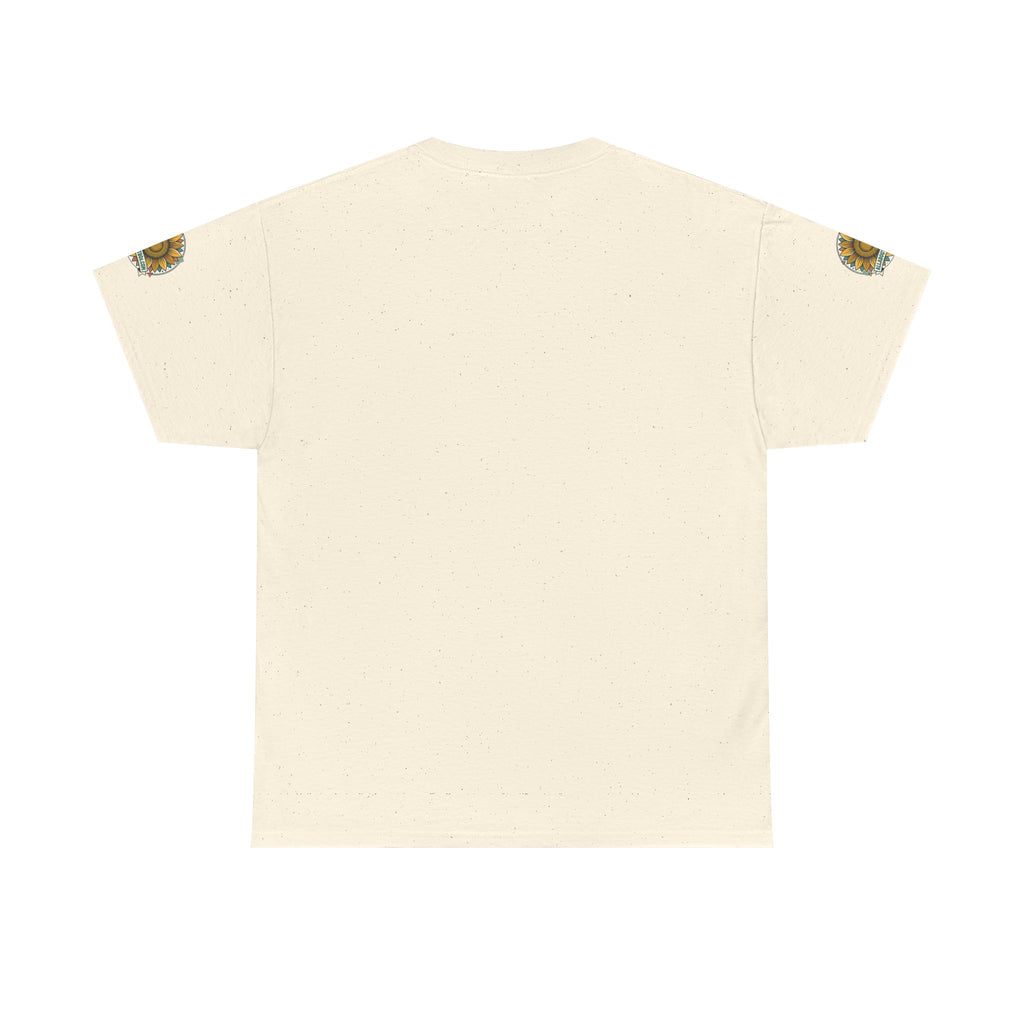 Sunflower Logo T-Shirt — AllAbout80s.com Vintage Floral Tee