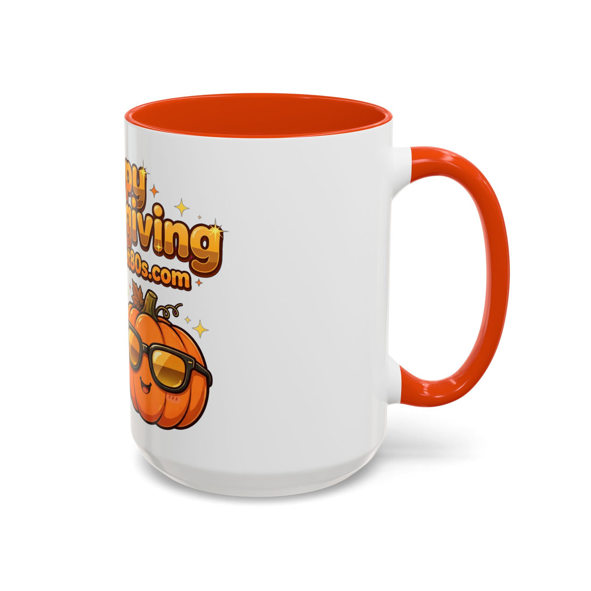 Happy Thanksgiving Pumpkin & Scarecrow Mug – Festive Fall Coffee Cup (11oz, 15oz)