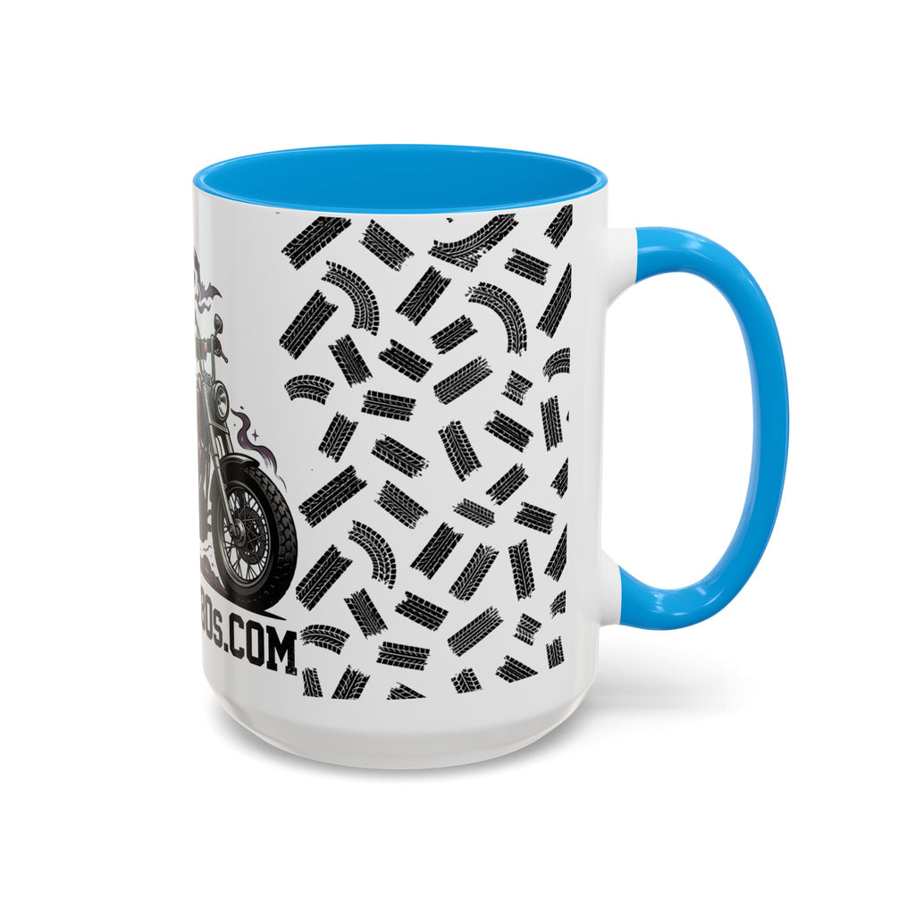 Witch Biker Mug – Motorcycle Witch Coffee Cup (11oz/15oz)