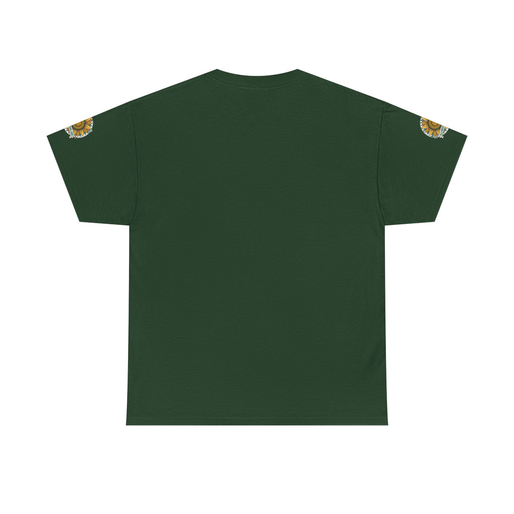 Sunflower Logo T-Shirt — AllAbout80s.com Vintage Floral Tee