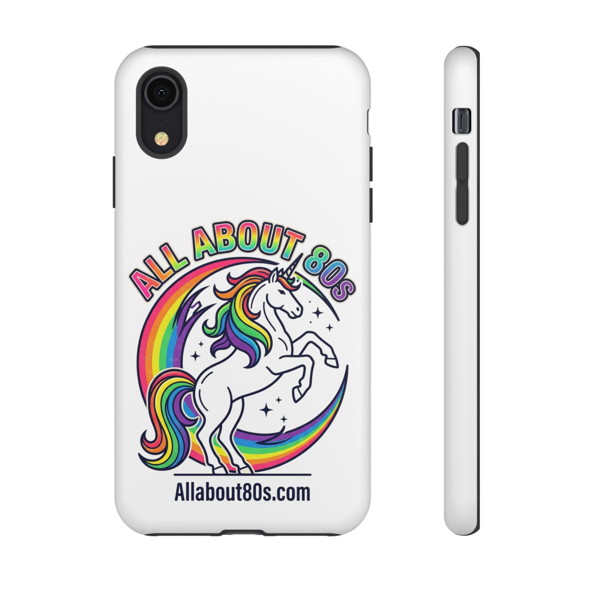 All About 80s Rainbow Unicorn Phone Case